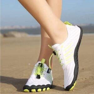 Grounded Footwear Barefoot Shoes White Citrus Outdoor Comfort Minimalist Size 37